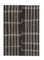 Vintage Black and White Striped Kilim Rug in Goat Hair, Image 1