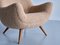 German Armchair in Pierre Frey Bouclé and Beech by Gustav Bergmann, 1960s, Image 10