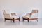 Fauteuils en Noyer par Melchiorre Bega, Italie, 1940s, Set de 2 1