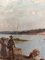 Alberto Vianelli, Bord de rivière avec des pêcheurs, Olio su cartone, Con cornice, Immagine 4
