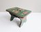 Wood Stool with Peasant Painting, 1950s, Image 1
