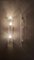 Lampade da parete vintage in vetro di Murano di Bartovier & Toso, 1960, set di 2, Immagine 5