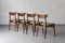 Dining Chairs with Green Seat attributed to Schiønning & Elgaard from Randers Møbelfabrik, 1960s, Set of 4 13