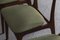 Dining Chairs with Green Seat attributed to Schiønning & Elgaard from Randers Møbelfabrik, 1960s, Set of 4, Image 15