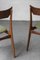 Dining Chairs with Green Seat attributed to Schiønning & Elgaard from Randers Møbelfabrik, 1960s, Set of 4 8