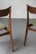 Dining Chairs with Green Seat attributed to Schiønning & Elgaard from Randers Møbelfabrik, 1960s, Set of 4, Image 8