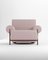 Paloma Armchair in Boucle Rose and Smoked Oak by Bernhardt & Vella for Collector 1