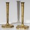 Antique Brass Candlesticks, 1800s, Set of 2 1