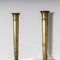 Antique Brass Candlesticks, 1800s, Set of 2 3