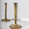 Antique Brass Candlesticks, 1800s, Set of 2 6