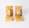 Art Deco Yellow Marble Bookends, 1930s, Set of 2 6