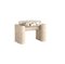 Cluster Rock Travertine Accent Table by Alter Ego Studio for October Gallery, Image 1