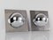 Space Age Adjustable Chrome Wall Lights, 1970s, Set of 2 1