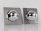 Space Age Adjustable Chrome Wall Lights, 1970s, Set of 2, Image 1