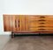 Credenza vintage in legno con cassetti e cassetti, anni '60, Immagine 4