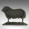 Antique English Sheep Doorstop in Cast Iron, 1890s, Image 6