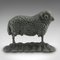 Antique English Sheep Doorstop in Cast Iron, 1890s 2