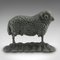Antique English Sheep Doorstop in Cast Iron, 1890s, Image 2