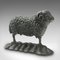 Antique English Sheep Doorstop in Cast Iron, 1890s, Image 1