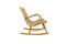 Scandinavian Rocking Chair in Suede, 1970, Image 5