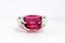 Ashtray in Pink Diamond Murano Glass from Seguso, 1960s 2