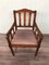 Antique Chair with Carved Armrests, 1890s, Image 1