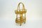 Vintage Bamboo Serving Trolley 8