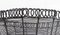 Cesta francesa antigua de alambre tejido, 1900, Imagen 2