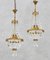 French Empire Revivel Chandeliers, 1960, Set of 2 1