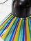 Hängelampen aus Mehrfarbigem Muranoglas von Murano Luce, 1980er, 2er Set 4
