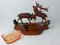 Black Forest Inkwell with Fighting Stags, 1970s 2