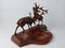 Black Forest Inkwell with Fighting Stags, 1970s 3