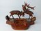 Black Forest Inkwell with Fighting Stags, 1970s 4