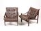 Mid-Century Lounge Chairs by Torbjørn Afdal for Bruksbo Norway, Set of 2 1