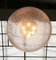 Lampada a sospensione Big Ball Mid-Century Space Age in vetro e ottone, Germania, anni '60, Immagine 19