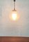 Lámpara colgante Big Ball Planet alemana Mid-Century de vidrio y latón, años 60, Imagen 20