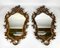 Vintage Wall Mirror in Carved Wooden Frame, Image 1