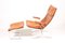 Danish Leather and Steel Lounge Chair, 1970s, Image 7