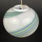 Swirl Murano Glass Pendant Lamp by F. Fabbian, Italy, 1990s, Image 13