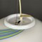 Swirl Murano Glass Pendant Lamp by F. Fabbian, Italy, 1990s 3