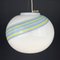 Swirl Murano Glass Pendant Lamp by F. Fabbian, Italy, 1990s 5