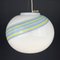 Swirl Murano Glass Pendant Lamp by F. Fabbian, Italy, 1990s, Image 5