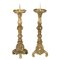 Baroque Gilded Brass Candlestick, 1880s, Set of 2 1
