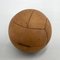 Vintage Brown Leather Medicine Ball, 1930s 3