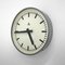 Reloj de pared industrial vintage atribuido a Pragotron, años 50, Imagen 2
