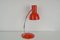Lampe de Bureau Rouge Mid-Century attribuée à Josef Hurka pour Napako, 1970s 7