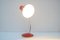 Lampe de Bureau Rouge Mid-Century attribuée à Josef Hurka pour Napako, 1970s 12