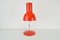 Lampe de Bureau Rouge Mid-Century attribuée à Josef Hurka pour Napako, 1970s 6