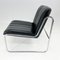 Mid-Century Chrome & Leatherette Lounge Chair, Germany, 1970s, Image 2