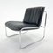 Mid-Century Chrome & Leatherette Lounge Chair, Germany, 1970s 4